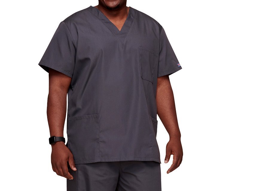CHEROKEE V-NECK TOP ORIGINALS - unisex XXL - pewter