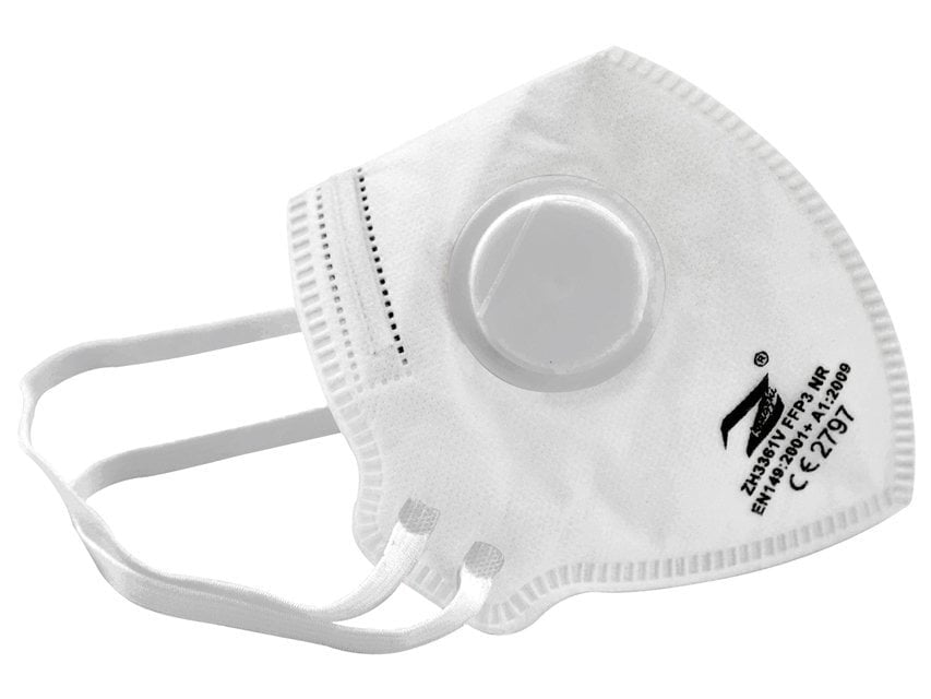 G-PRIME FFP3 FILTERING MASK WITH VALVE - white - GB,FR,ES,PT,DE