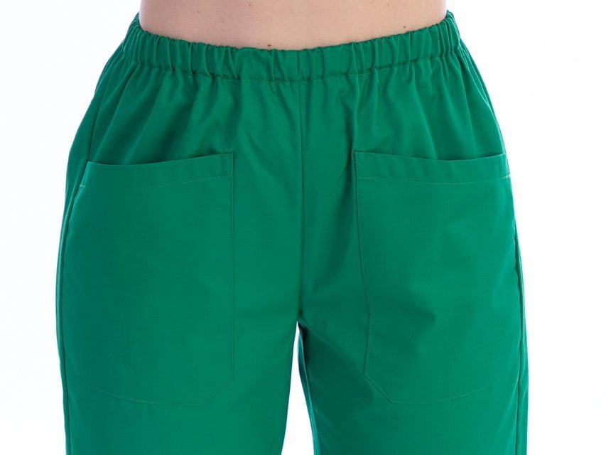 TROUSERS - cotton/polyester - unisex S green