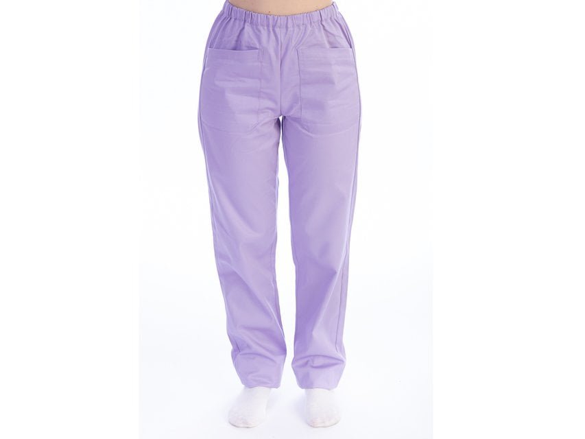 TROUSERS - cotton/polyester - unisex XXL violet