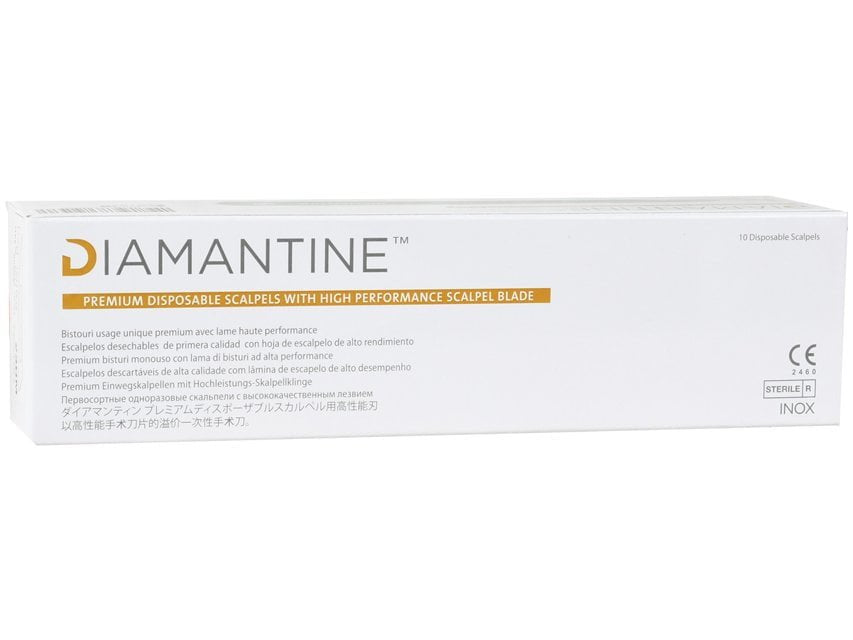 DIAMANTINE DISPOSABLE SCALPELS WITH S/S BLADE N. 23 - sterile