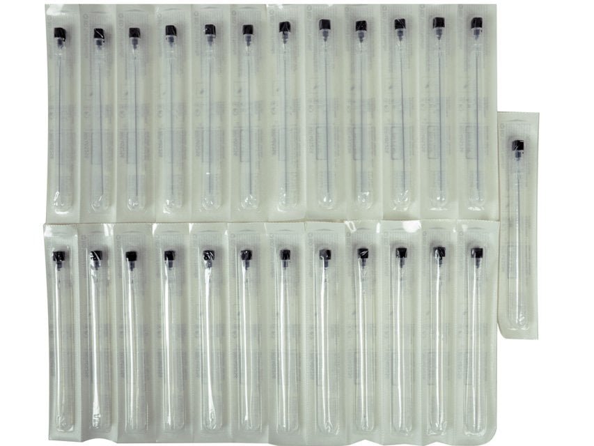 BD QUINCKE POINT NEEDLES 22G - 0.7x90 mm black