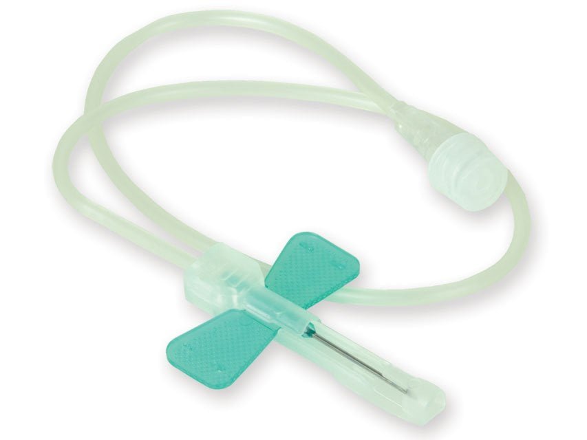 SAFETY SCALP VEIN SET 21G L/L - butterfly type, sterile