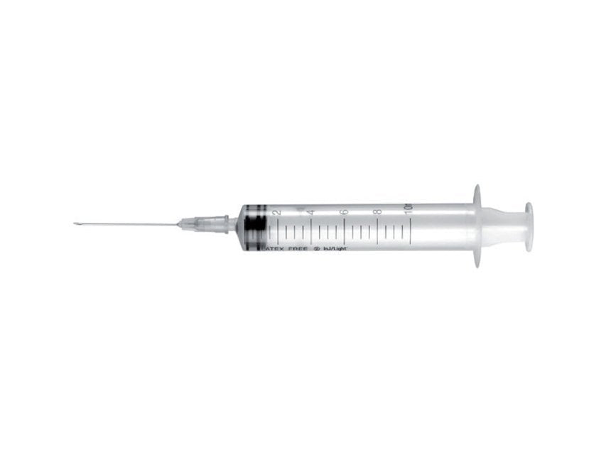 SYRINGES 3 PIECES WITH NEEDLE 21G - 20 ml Eccentric LC