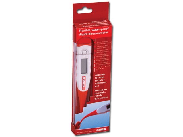 FLEXI DIGITAL THERMOMETER °C - std. Box flexible tip, water-proof