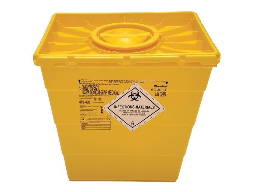 WASTE CONTAINER 30 l - double lid
