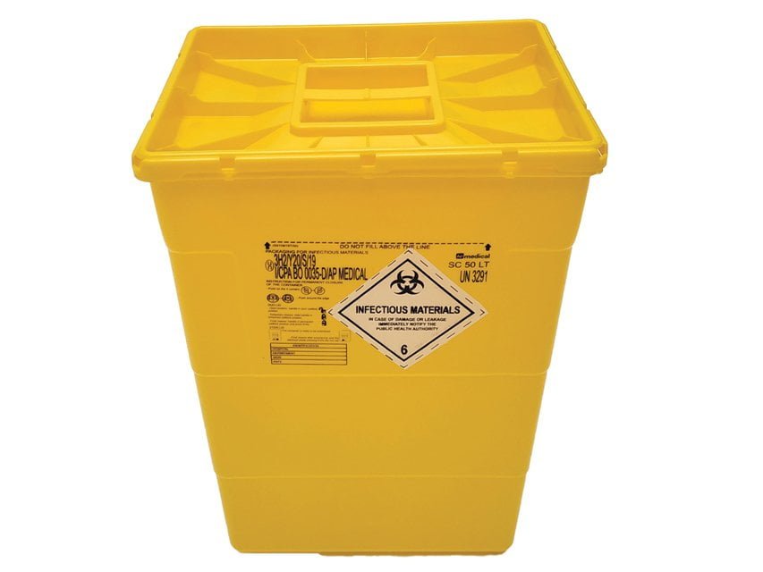 WASTE CONTAINER 50 l - single lid