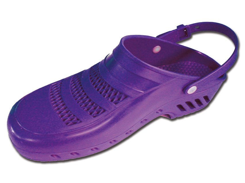 GIMA CLOGS - with pores and straps - 43-44 - violet