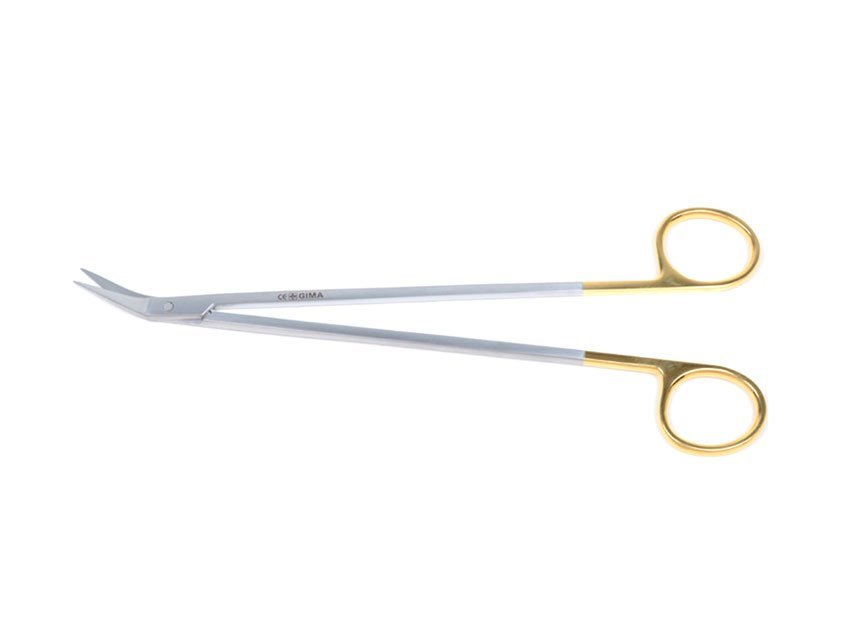 GOLD DEBAKEY POTTS SMITH SCISSORS - 19 cm - angle 45°