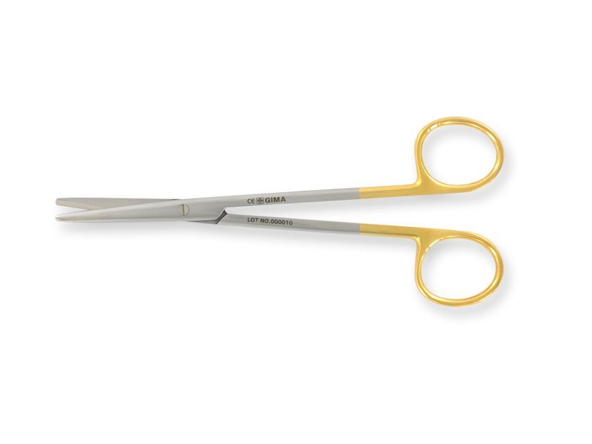 GOLD METZENBAUM SCISSORS straight - 14 cm
