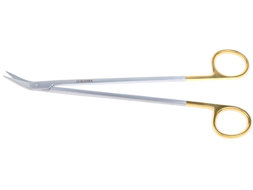 GOLD DEBAKEY POTTS SMITH SCISSORS - 23 cm - angle 45°