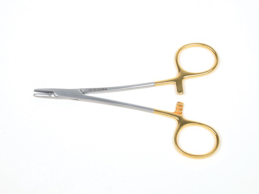 GOLD DERF NEEDLE HOLDER - 12 cm