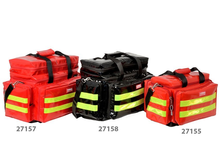 SMART BAG PVC coated- medium - red