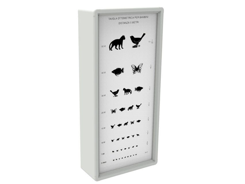 OPTOMETRIC CHART - ANIMALS