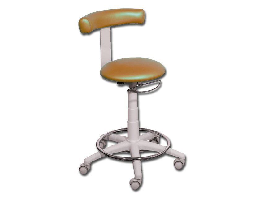 STOOL with ring - orange