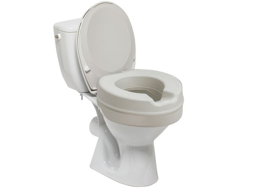 CONTACT PLUS SOFT RAISED TOILET SEAT with lid