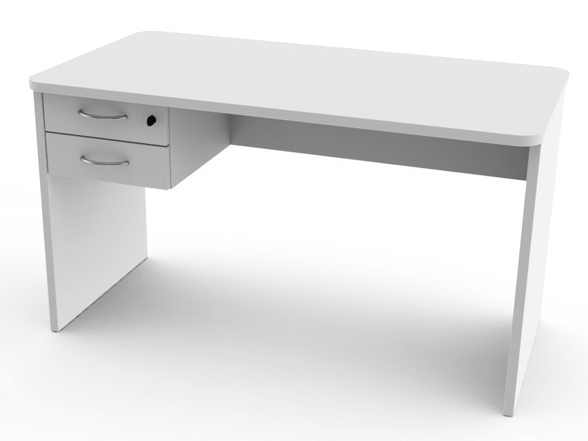 DESK 120x70x h73 cm - with two drawers and sides