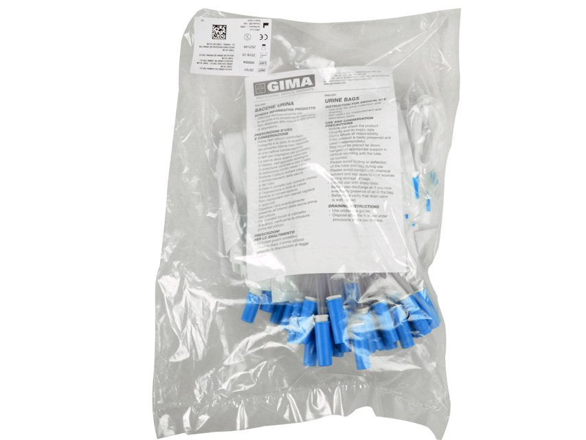 URINE LEG BAG 750 cc - tube 10 cm with 1 set button straps