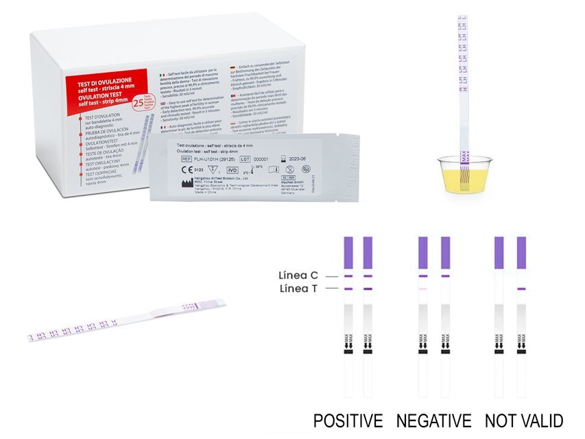 OVULATION TEST - self test - strip 4mm