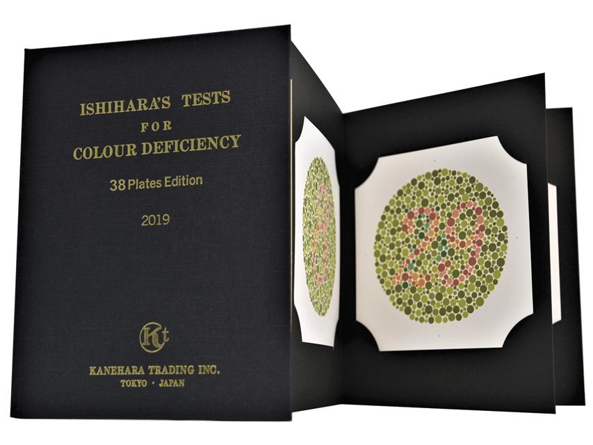 ISHIHARA COLOUR TESTS - 38 tables