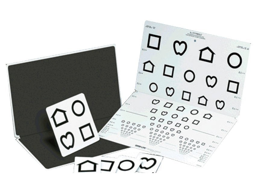 LEA SYMBOLS 15-LINE DISTANT CHART - 3 m(10 feet)