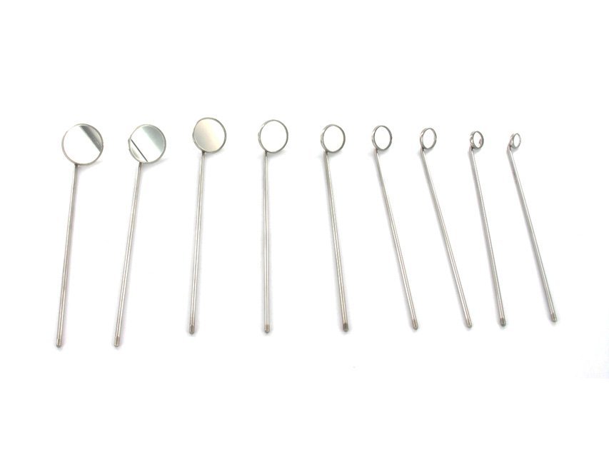 SET 9 LARYNGEAL MIRRORS 000-6