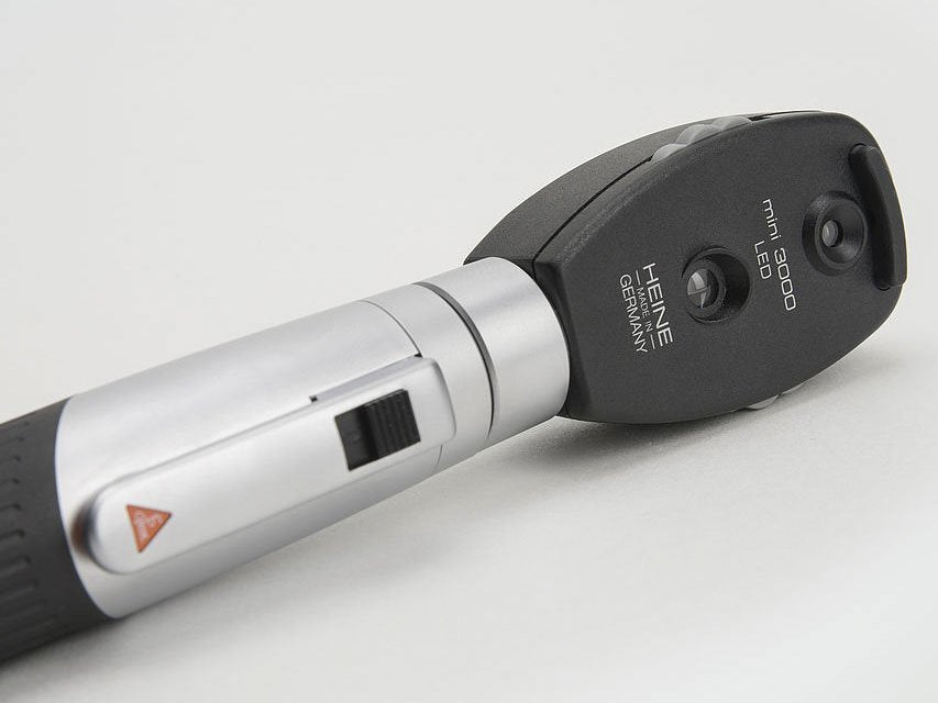 HEINE MINI 3000 LED OPHTHALMOSCOPE - rechargeable handle - black