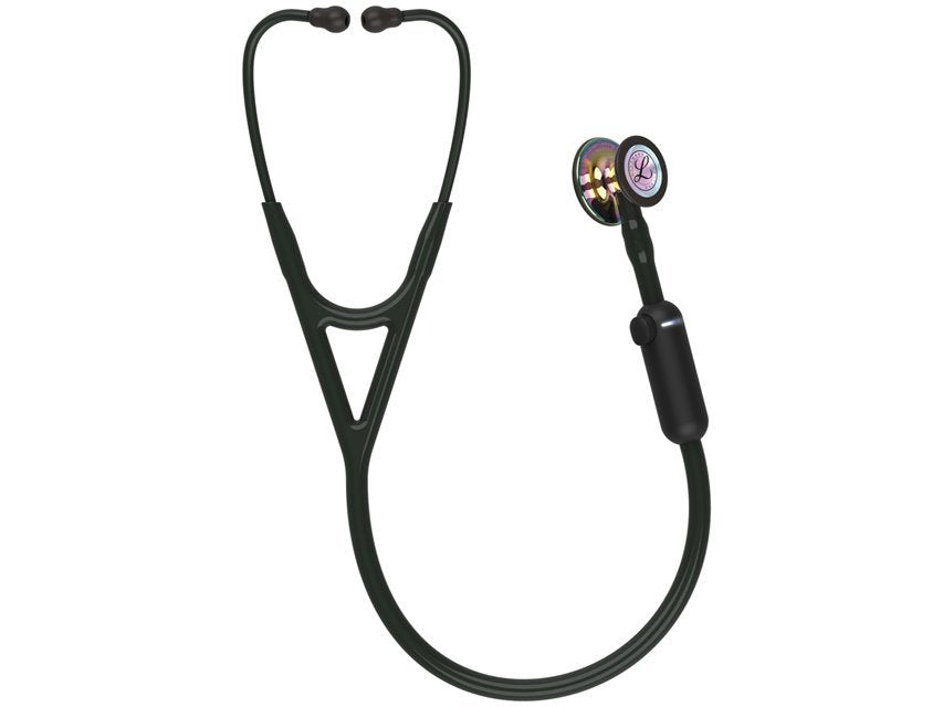 3M LITTMANN CORE DIGITAL STETHOSCOPE - 8572 - black - high polish rainbow finish