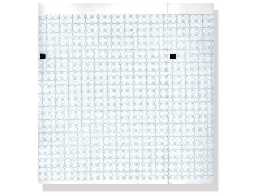 ECG thermal paper 210x150mm x200s pack - blue grid