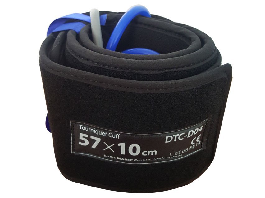 NO PINCH DOUBLE CUFF 57 x 10 cm - arm M - blue - spare