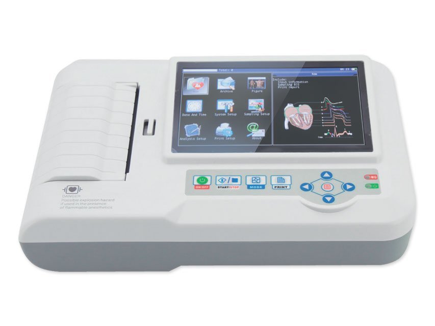 600G ECG - 3/6 channel with monitor