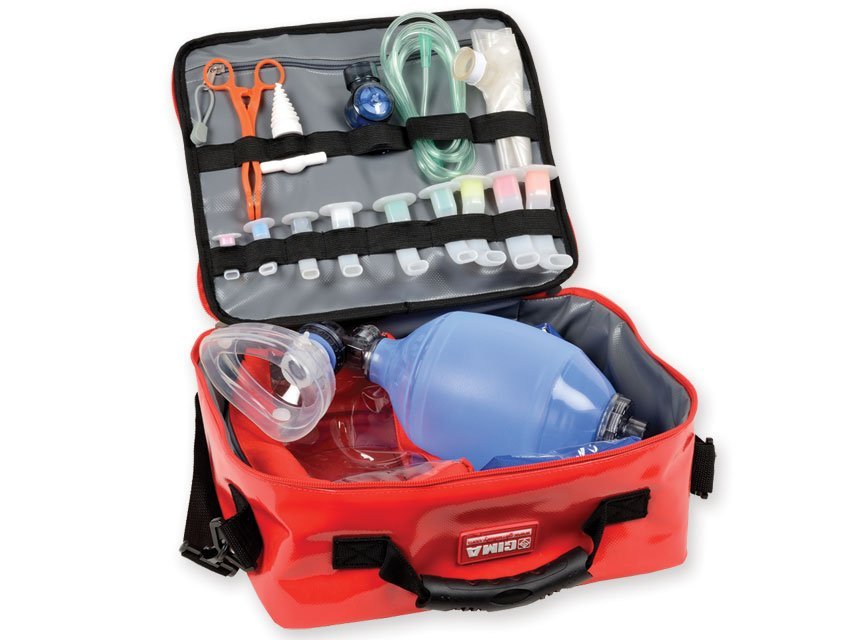 SILICONE RESUSCITATOR KIT with bag - adult