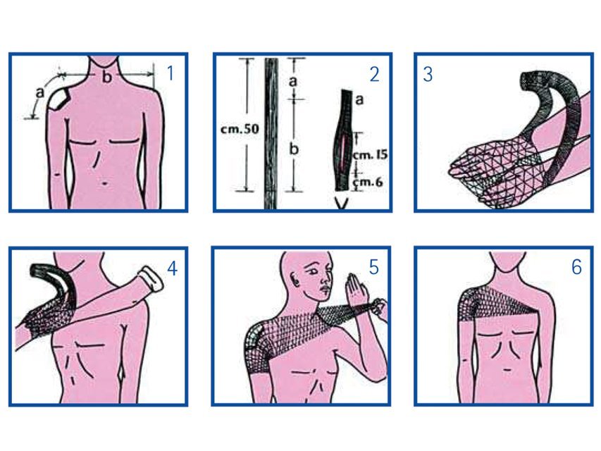 ELASTIC TUBULAR NETTING 8 for shoulder, body, back