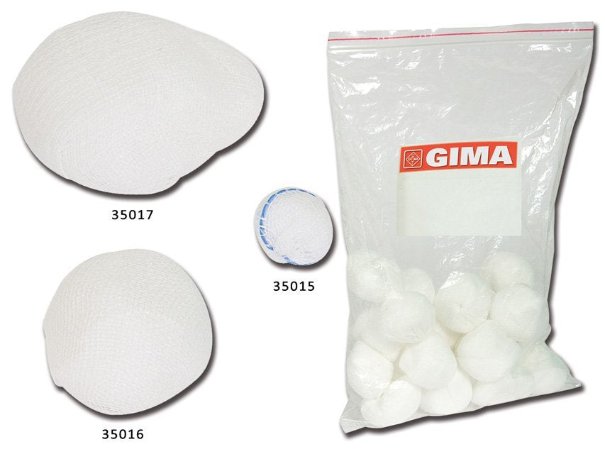 GAUZE ROUND BALL diam. 25 mm - cotton