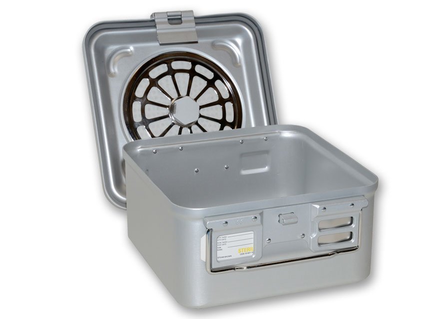 CONTAINER WITH FILTER small h 150 mm - grey