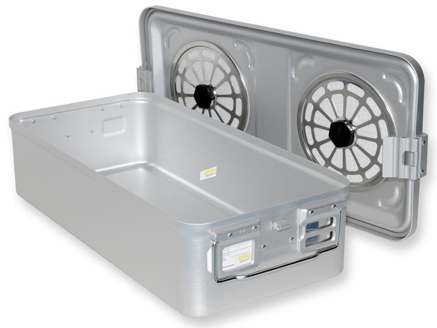 CONTAINER WITH FILTER large h 150 mm - grey