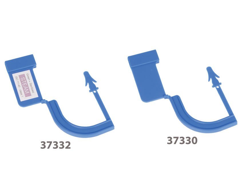 PLASTIC SECURITY SEAL WITH STEAM INDICATOR