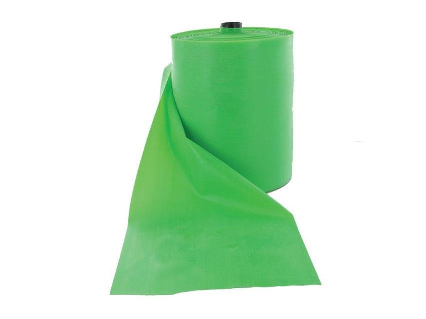 LATEX-FREE EXERCISE BAND 45 m x 14 cm x 0.25 mm - green
