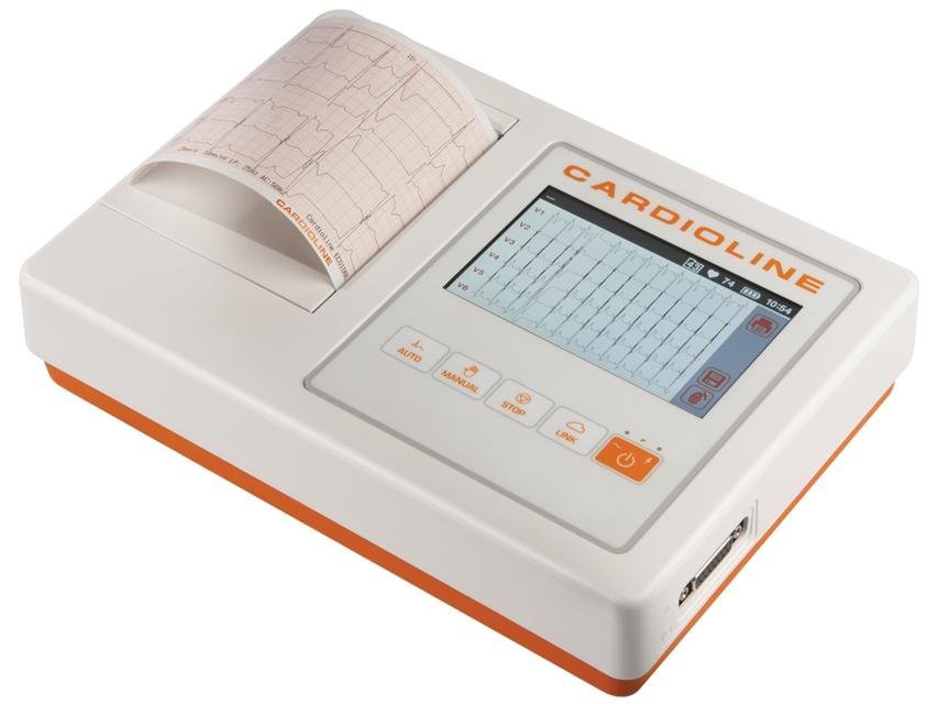 CARDIOLINE ECG100L GLASGOW - 5" colour touch screen