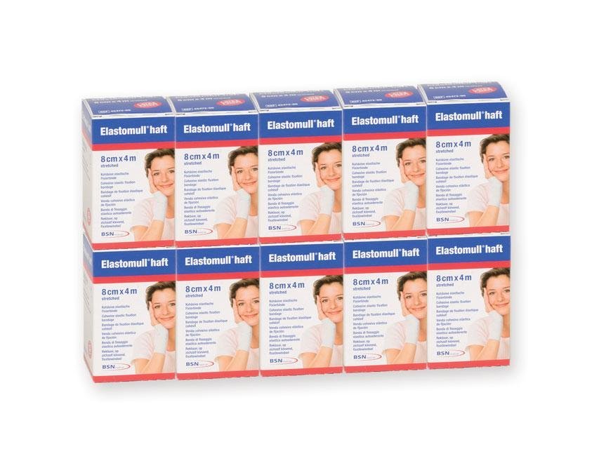 ELASTOMULL HAFT COHESIVE BANDAGE 4 m x 8 cm