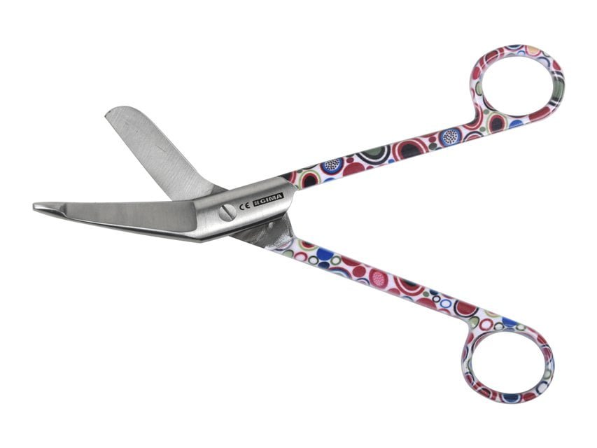 S/S BANDAGE SCISSORS - bubbles fantasy - 18 cm