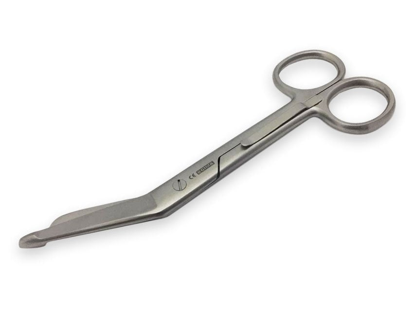 S/S BANDAGE SCISSORS with belt clip - 14 cm