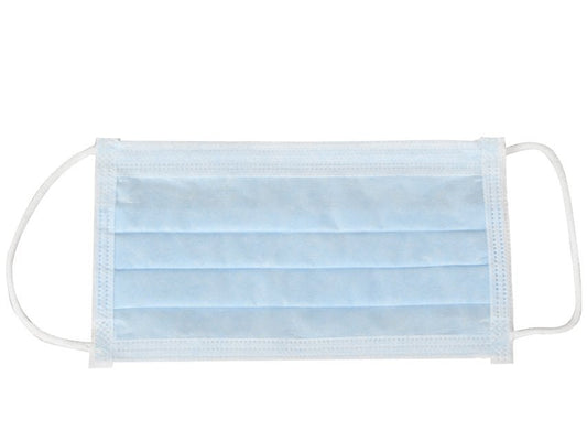 AFLUID 98% FILTERING SURGEON MASK 4 PLY - light blue with loops - type IIR