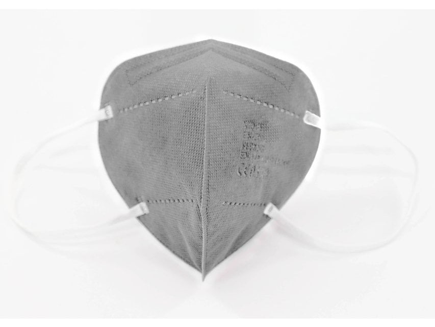 FFP2 FILTERING MASK - light grey - GB,FR,IT,ES,DE