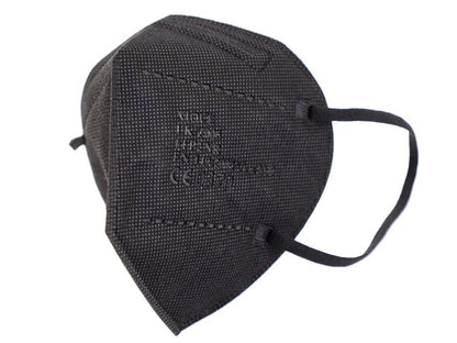 FFP2 FILTERING MASK - black - GB,FR,IT,ES,PT