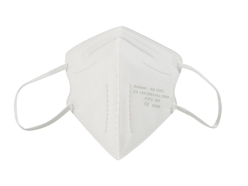 FFP2 FILTERING MASK - small - white - GB,FR,IT,ES,DE