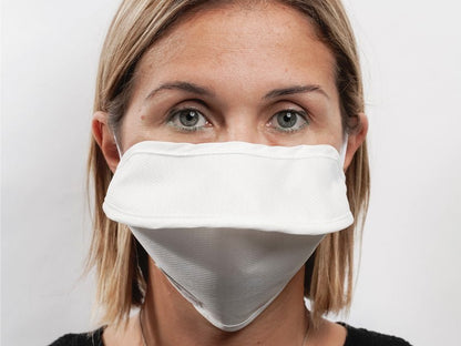 MYCROCLEAN ADULT REUSABLE SURGICAL MASK - BFE 99.8% - 2 layers - white-white - nose clip