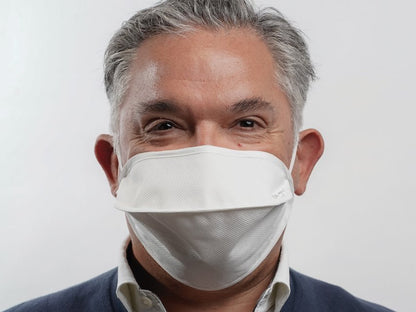 MYCROCLEAN ADULT REUSABLE SURGICAL MASK - BFE 99.8% - 2 layers - white-white