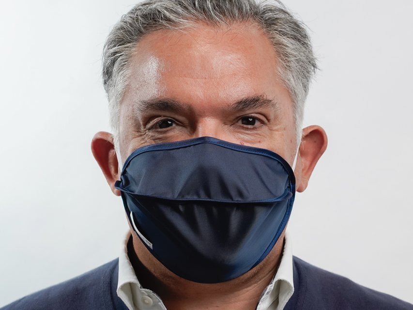 MYCROCLEAN ADULT REUSABLE SURGICAL MASK - BFE 99.8% - blue-blue