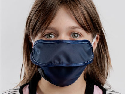 MYCROCLEAN JUNIOR/ADULT SMALL REUSABLE SURGICAL MASK - BFE 99.8% - blue-blue